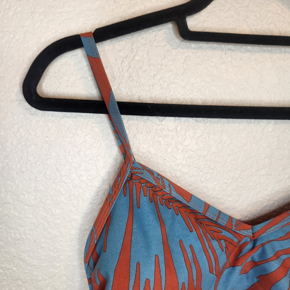Kona Sol Women's Bralette Bikini Top Multicolor Floral Tropical Print S - Picture 4 of 13